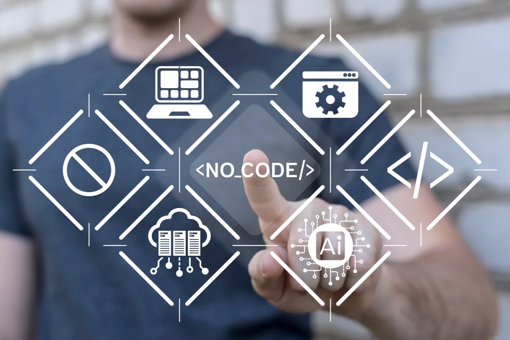 Citizen developer building a low code app