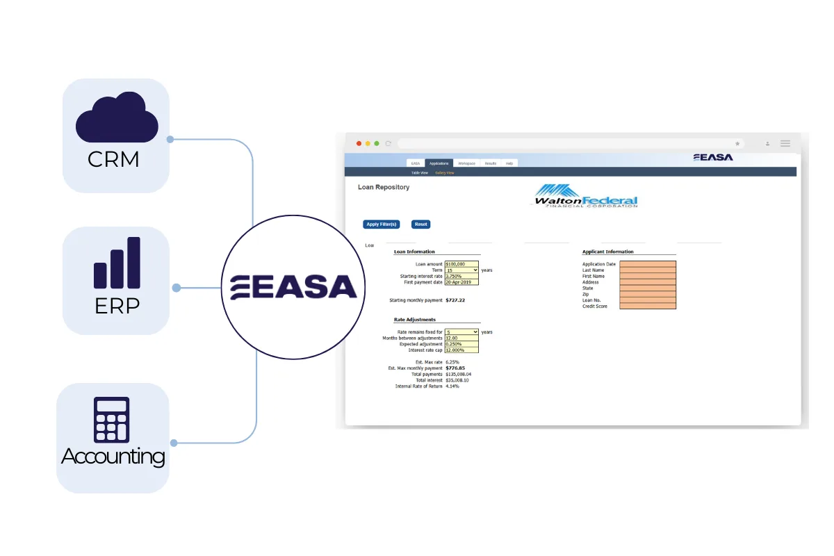 Excel integrating with CRM and Accounting